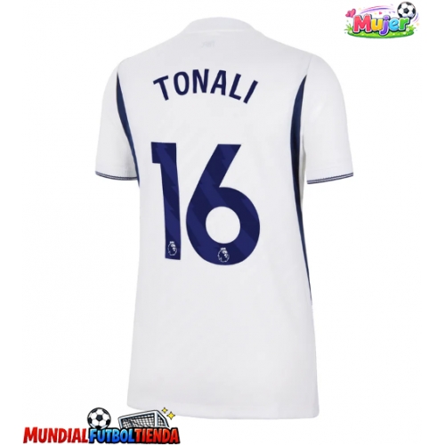 Camiseta Tottenham Hotspur Sandro Tonali #16 Primera Equipación Replica 2026-27 para mujer mangas cortas